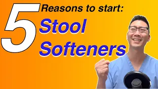 5 reasons to start Stool Softeners!!