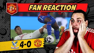 RANT 😡 TEN HAG OUT! Crystal Palace 4-0 Man United GOALS United Fan REACTS