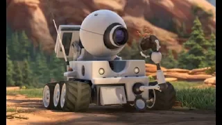 Rover exploring Planet 51