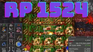 RP LVL 1524 COM DANO ABSURDO 13KK DAMAGE POR HORA, RP LVL 1117 PASSADO EM VISABRA, #GWTIBIA