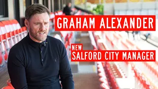 Graham Alexander speaks for the first time as Salford City manager!