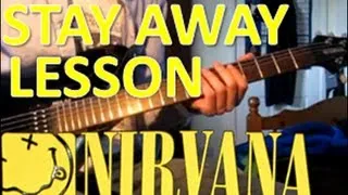 How to play STAY AWAY by NIRVANA on guitar