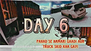 DAY 6 |PAHAD MEIN ARMY KI GADI KI TAKKAR#TRIP ON JANUARY#BEAUTIFUL SNOW#SELA TOP 2024#HEAVEN N HELL