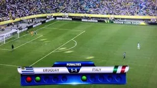 FIFA Confederations Cup Brazil 2013 Uruguay VS Italy Penalty Shoot Out
