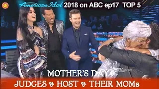 Mother's Day Katy Perry Luke Bryan Lionel & Ryan MOMs -  FULL SEGMENT  American Idol 2018 Top 5