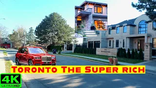 【4K】TORONTO LARGE MULTIMILLION-DOLLAR MANSIONS WALK | THE BRIDLE PATH | CANADA'S RICHEST MAN