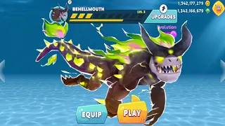 Hungry Shark Evolution - BEHELLMOUTH New Evolved Kaiju Beast Unlocked Update All 27 Sharks Unlocked