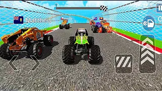 Monster Truck Mega Ramp Extreme Racing - Impossible GT Car Stunts Driving #21 - Android Gameplay