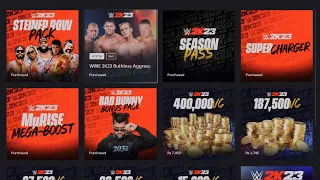 How to claim WWE 2K23 Packs and DLC's Content