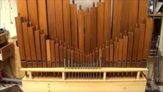 homemade pipe organ demo