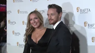 James McAvoy attends the Scottish Bafta's with his sister Joy