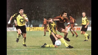 ROMA-Borussia Dortmund 1-0 Mihajlovic Andata Quarti di Finale Coppa Uefa 02-03-1993