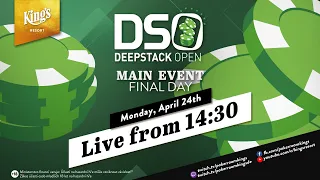 ♣️Final Day of €550 Unibet Deepstack Open Main Events live from King's Resort 👑