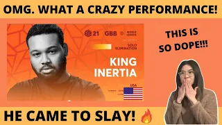 REACTION to King Inertia 🇺🇸 I GRAND BEATBOX BATTLE 2021: WORLD LEAGUE I Solo Elimination 🤯