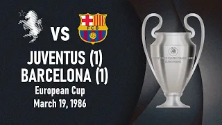 Juventus vs Barcelona - European Cup 1985-1986 Quarter-finals, 2nd leg - Full match