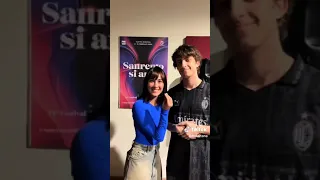 Tik Tok de Aitana de su experiencia en Sanremo (Parte 1)