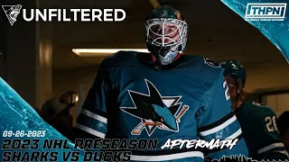 2023 Preseason Game 2: San Jose Sharks vs Anaheim Ducks Aftermath