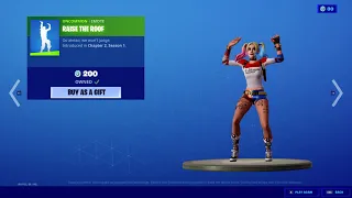 Harley quinn with Raise the roof Emote | Fortnite