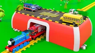 Magic Train fot Children | Vehicles - Cartoon Videos | Toy Trucks for Kids Toddlers