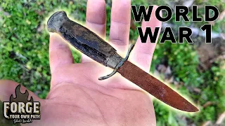 Rare Knife Restoration- World War I Trench Knife Unearthed