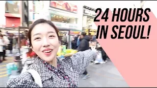 24 HOURS IN SEOUL | Where to go, What to eat & where to SHOP!