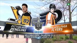 2018 Stanley Cup Playoffs, Eastern Conference: 1st Round, Game 6 - Penguins @ Flyers (4/22/2018)