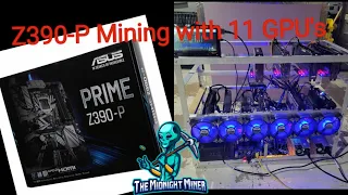 Asus Prime Z390-P Mining with 11 GPU