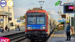 RER C [4K] Compilation n°10 Z20500 et Z20900 IDF,Transilien,Carmillon et IDFM