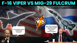 American F-16C Viper Vs Russian Mig-29 Fulcrum -Which would win?