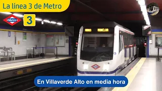 Viaje por la línea 3 del Metro de Madrid | Moncloa - Villaverde Alto