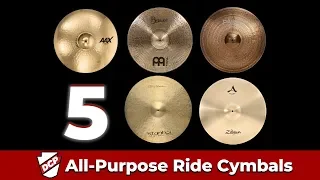 5 Great All-Purpose Ride Cymbals