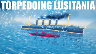 Torpedoing Lusitania | Tiny Sailors World | Roblox