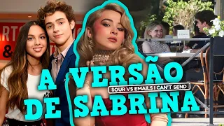 SABRINA CARPENTER EXPÕE SEU LADO NA TRETA COM OLIVIA RODRIGO E JOSHUA