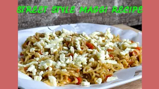 STREET STYLE MASALA MAGGI RECIPE/ SPICY MASALA MAGGI RECIPE/ MAGGI MASALA RECIPE