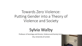 Towards Zero Violence: Putting Gender into a Theory of Violence & Society | SOAS