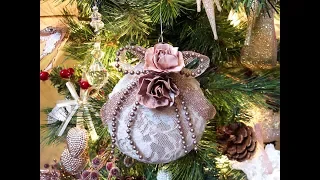 D.I.Y. How to Make A Christmas Ornament - Victorian Style Tutorial #2