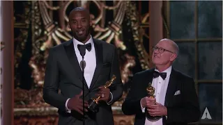 Glen Keane and Kobe Bryant - "Dear Basketball" wins Best Animated Short Film | 90th Oscars (2018)