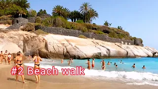 #2 Beach walk today. Del Duque, Tenerife, Spain. 4K