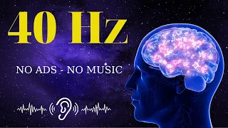 Pure 40 HZ Binaural Beats - Access Your Higher Mind, Awaken the Genius Within You