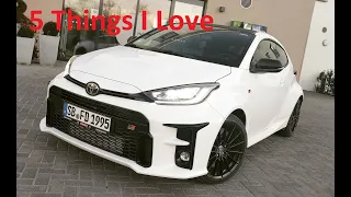 5 things I LOVE about my 2021 GR YARIS