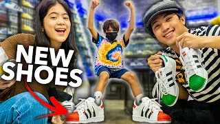 GIVING Away New SHOES To Strangers (Maagang Pamasko!) | Ranz and Niana