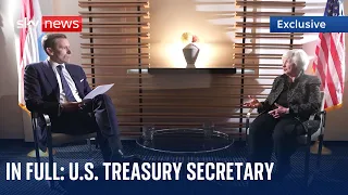 Exclusive: US Treasure Secretary on Israel, the economy, the Speaker and the US military