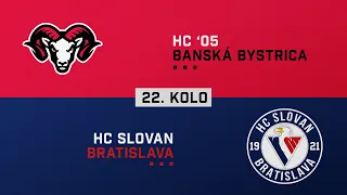 22.kolo HC 05 Banská Bystrica - HC Slovan Bratislava HIGHLIGHTS