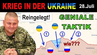 28.Juli: GENIAL- Ukrainer BRECHEN IM ZENTRUM DURCH | Ukraine-Krieg