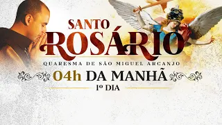 Santo Rosário / 1º Dia / Quaresma de São Miguel / 03:50 / LIVE Quaresma