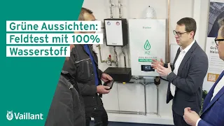 Grüne Aussichten: Feldtest mit 100% Wasserstoff