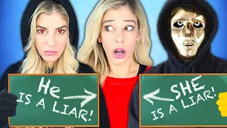 Twin Telepathy Challenge Rebecca Zamolo vs Hacker to Find Truth! (Battle Royale in Real Life)