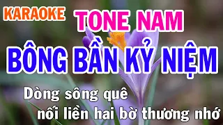 Bông Bần Kỷ Niệm (Diễm Trang) Karaoke Tone Nam Nhạc Sống - Phối Mới Dễ Hát - Nhật Nguyễn