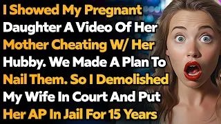 Wife Got Caught Cheating On A Video W/ Pregnant Daughter's Hubby In The Mid-Act. Then Karma Played