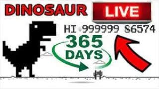 Playing Chrome Dinosaur Game FOR 100 BILLION SCORE! (World Record)